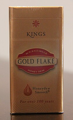 Gold Flake Kings Red (Badi Gold) 20 Pack)